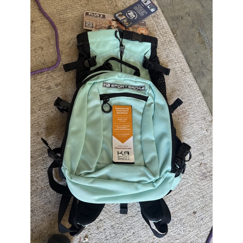 Mint Green Dog Carrier Backpack